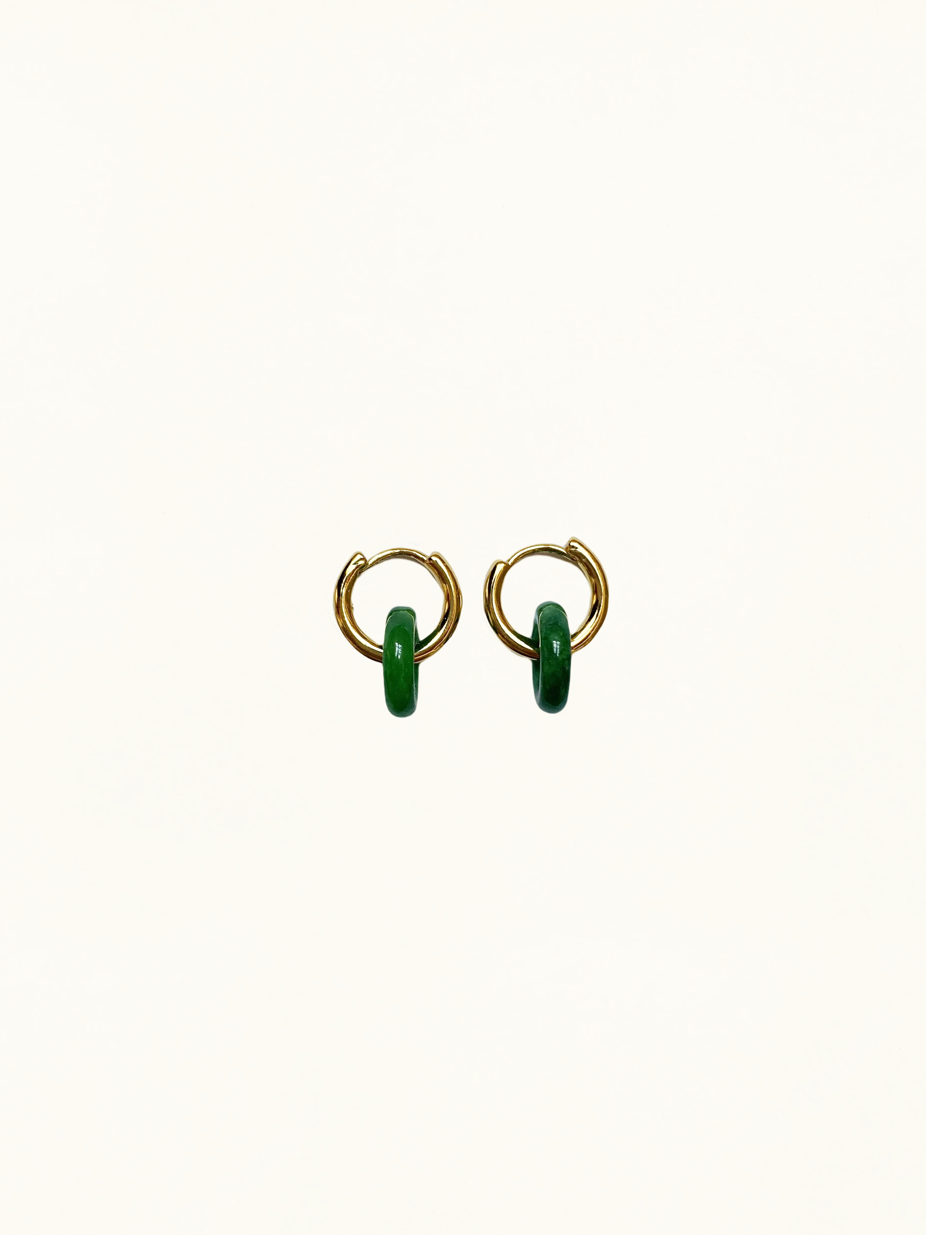 Green Donut I Earrings