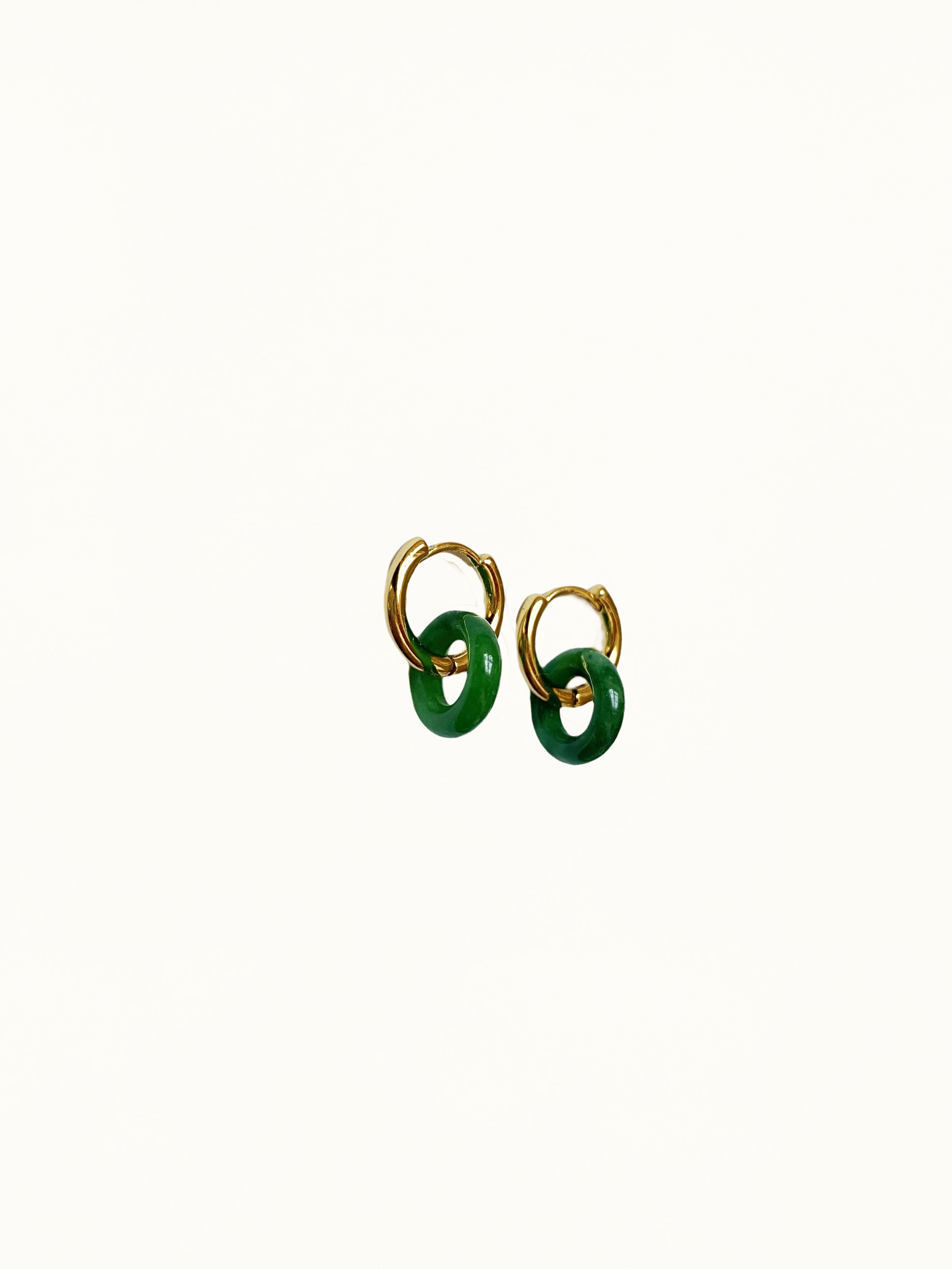 Green Donut I Earrings